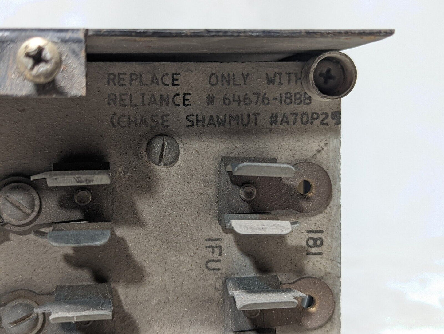 Reliance Electric 801463R rectifier stack, no cover, very dusty