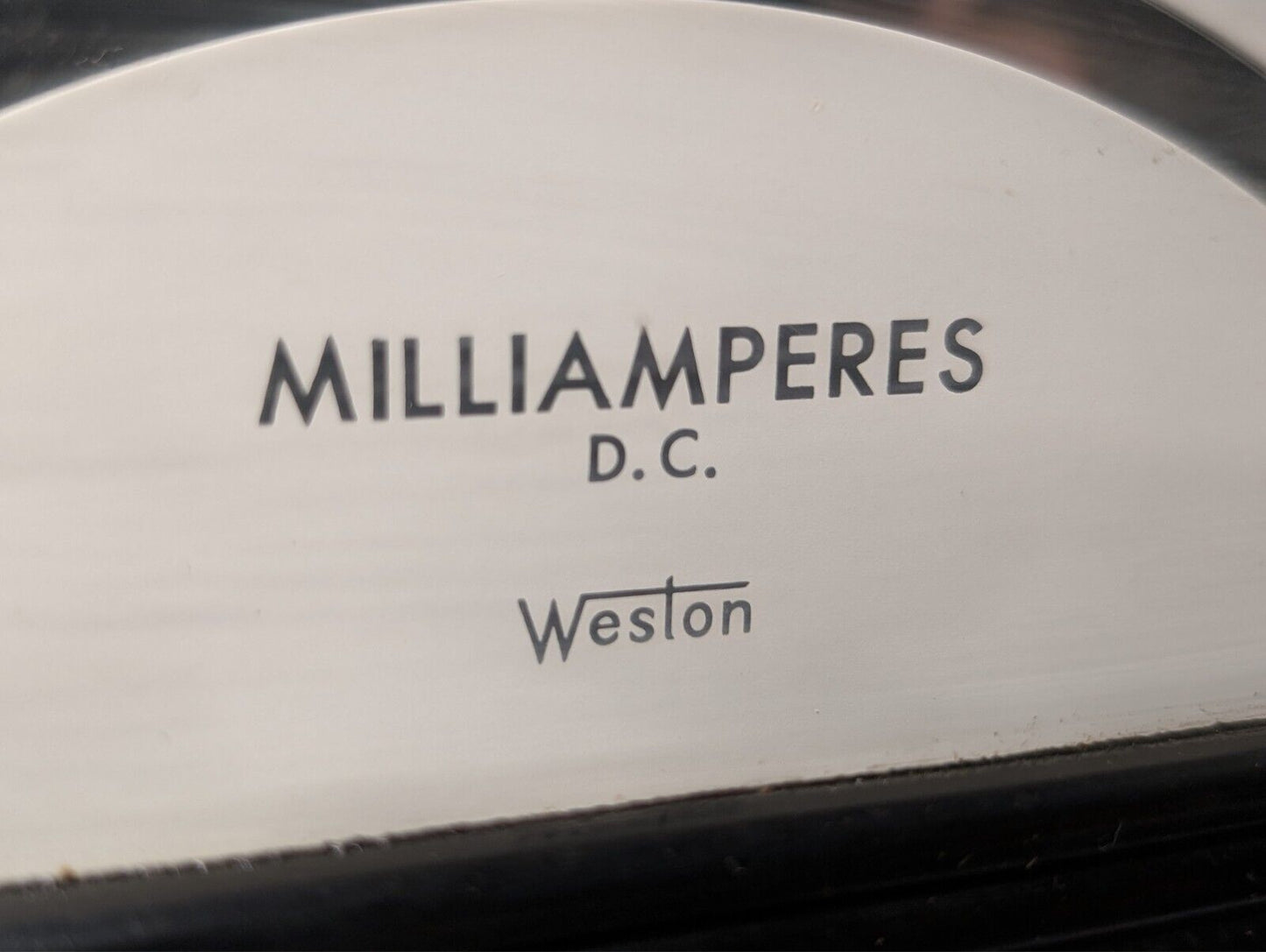 Weston 901 DC milliammeter, 0-1000mA, no probes, with leather handle as pictured