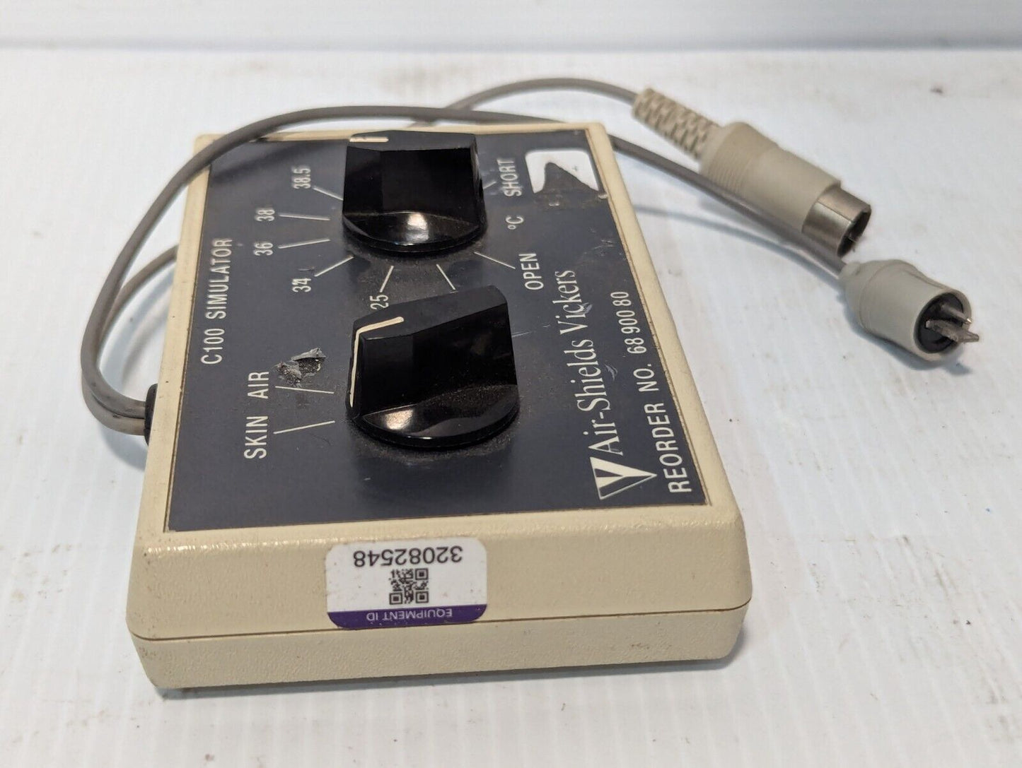 Air-Shields Vickers C100 simulator, 68 900 80, 6890080, skin, air, 20-40.5 deg C