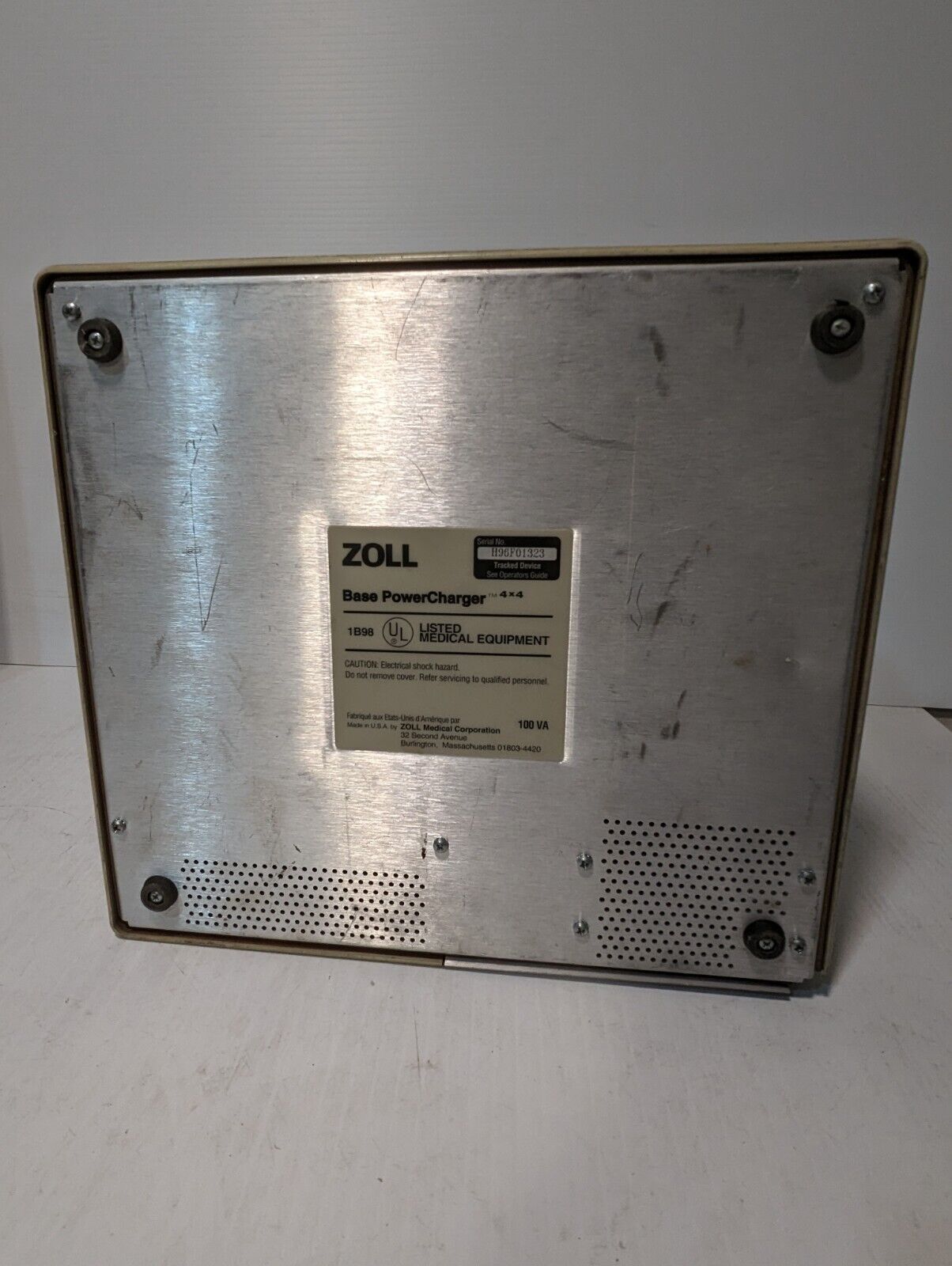Zoll 1B98 Base PowerCharger, 4x4 - Free Shipping