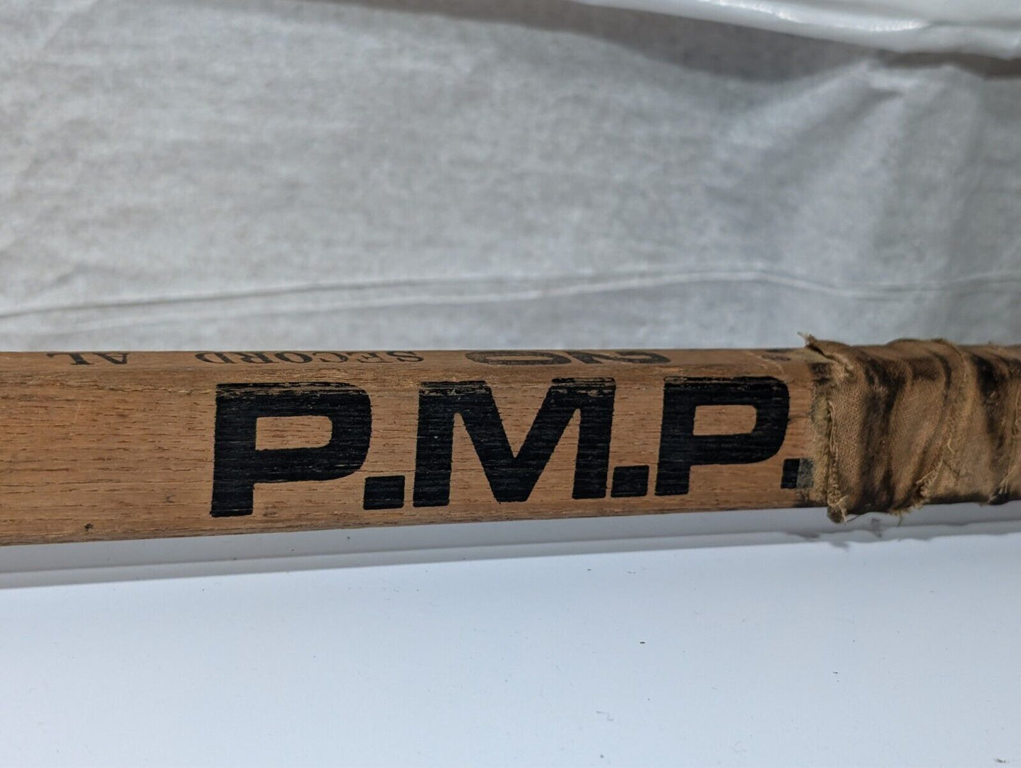 Al Secord Autographed Game Used Sherwood PMP Hockey Stick Hand-Made Drolet