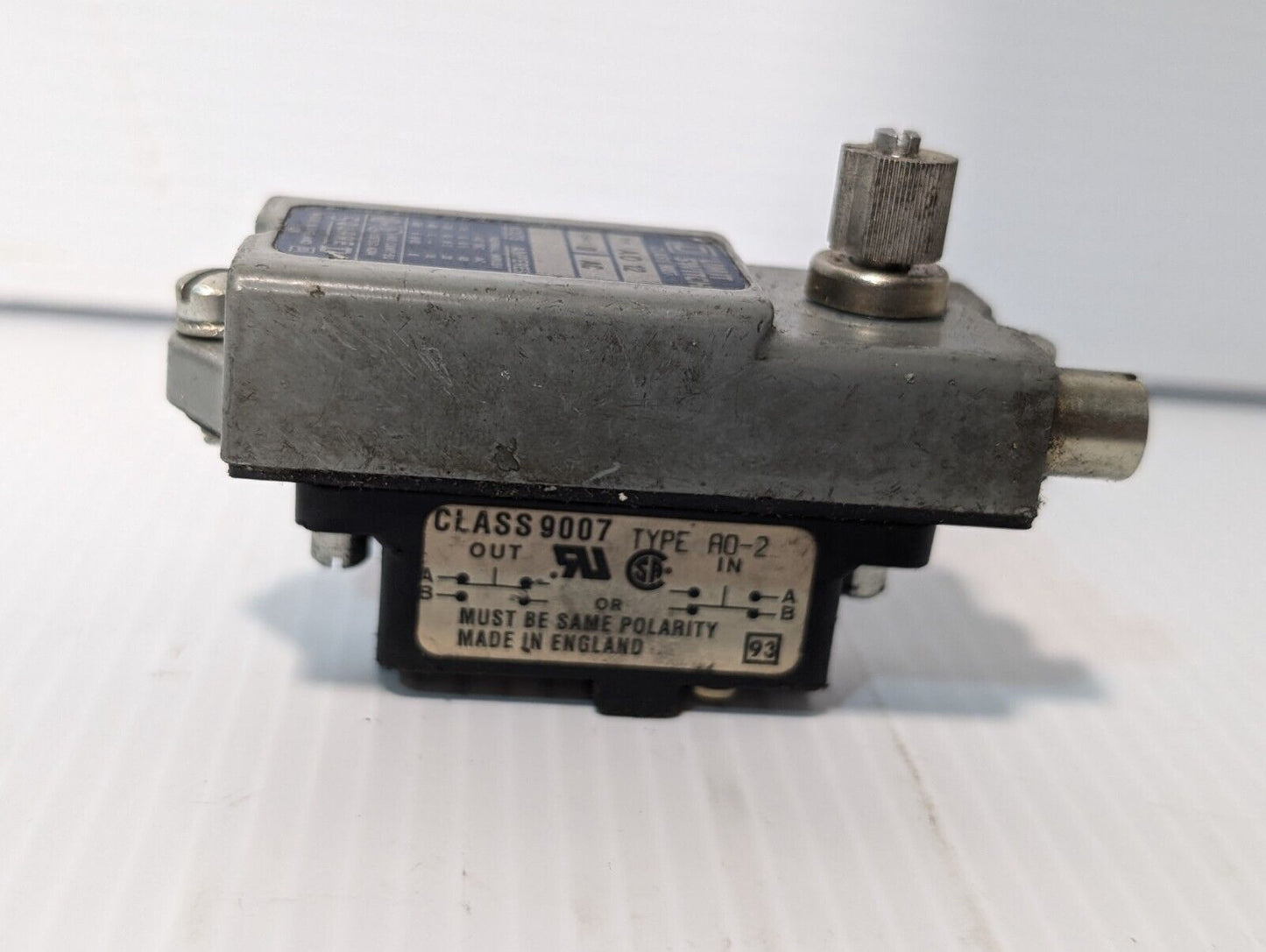 Square D, Class 9007, AO 12, AO12 Limit Switch + Returns, A012