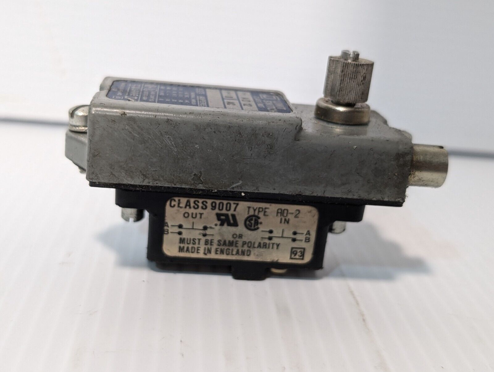 Square D, Class 9007, AO 12, AO12 Limit Switch + Returns, A012