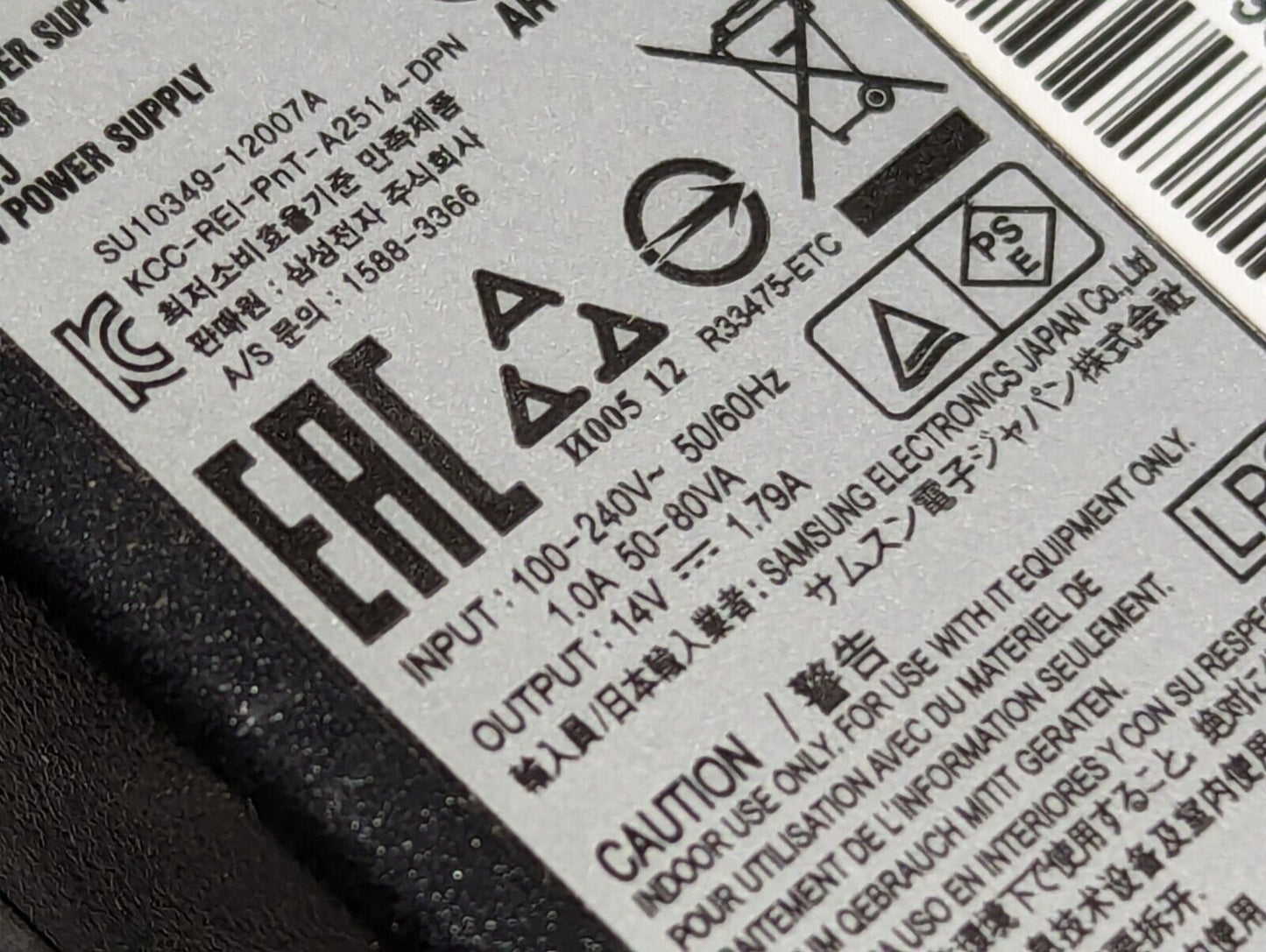 Samsung AC/DC Adapter A2514_DPN 14.0V-1.79A - Free Shipping