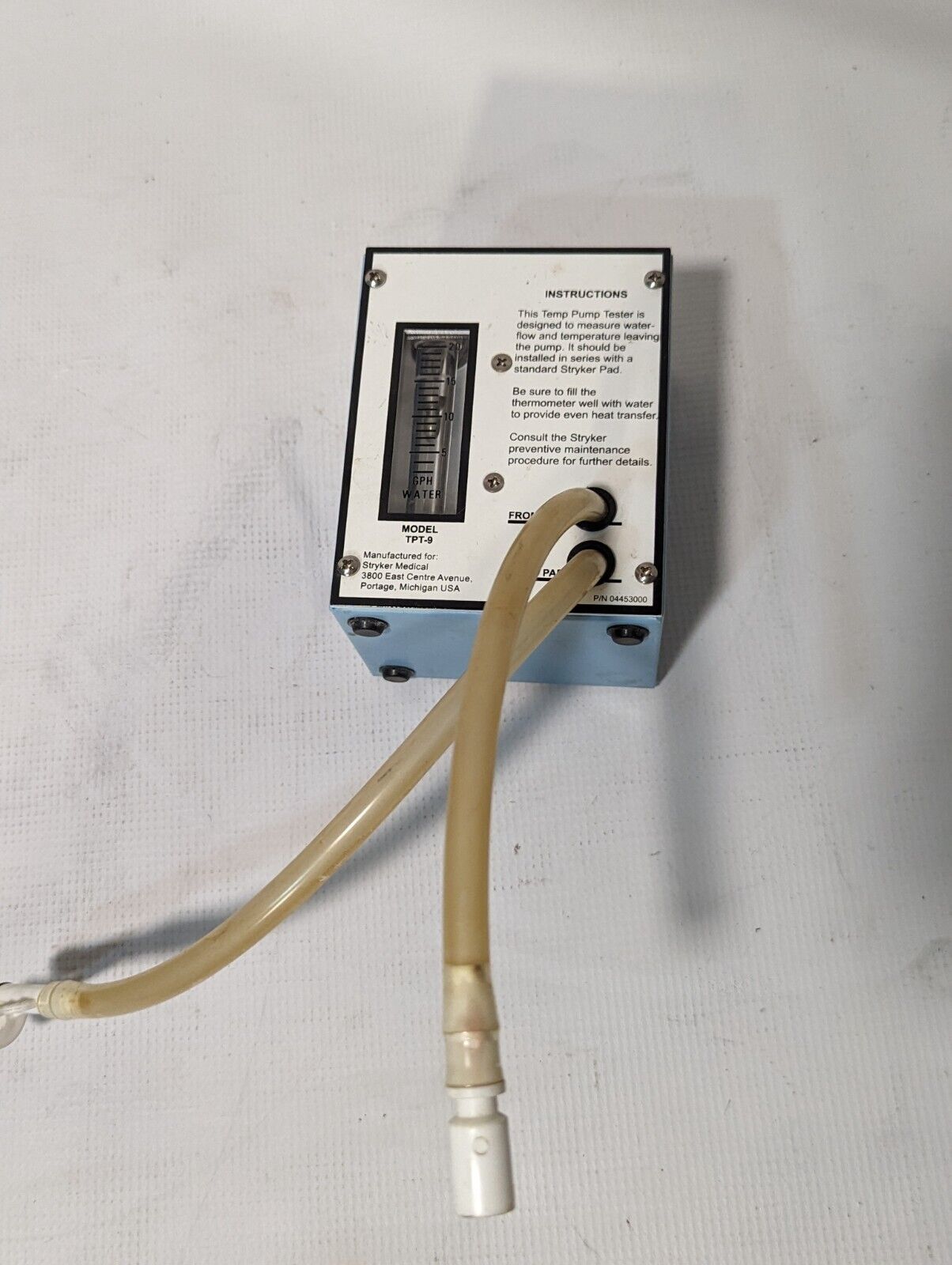 Gaymar Stryker TPT-9 Temp Pump Tester, 04453000 - Free Shipping