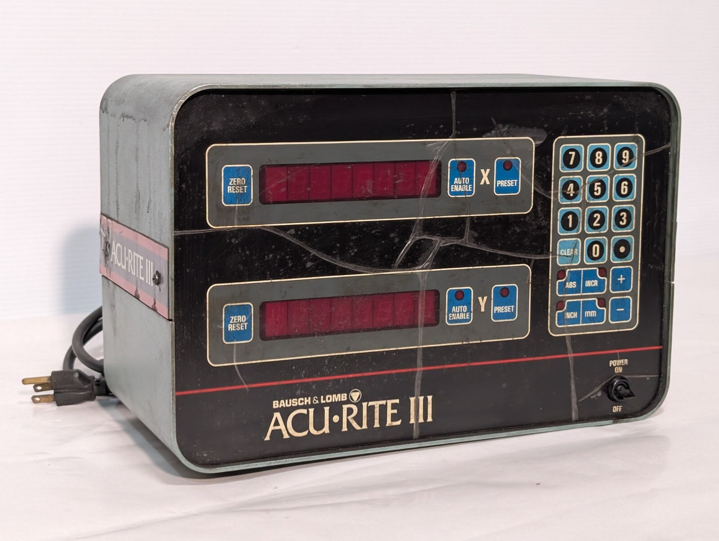 Acu-Rite III DRO PN 387-5974000 Digital Readout System With 2 Scales PARTS ONLY
