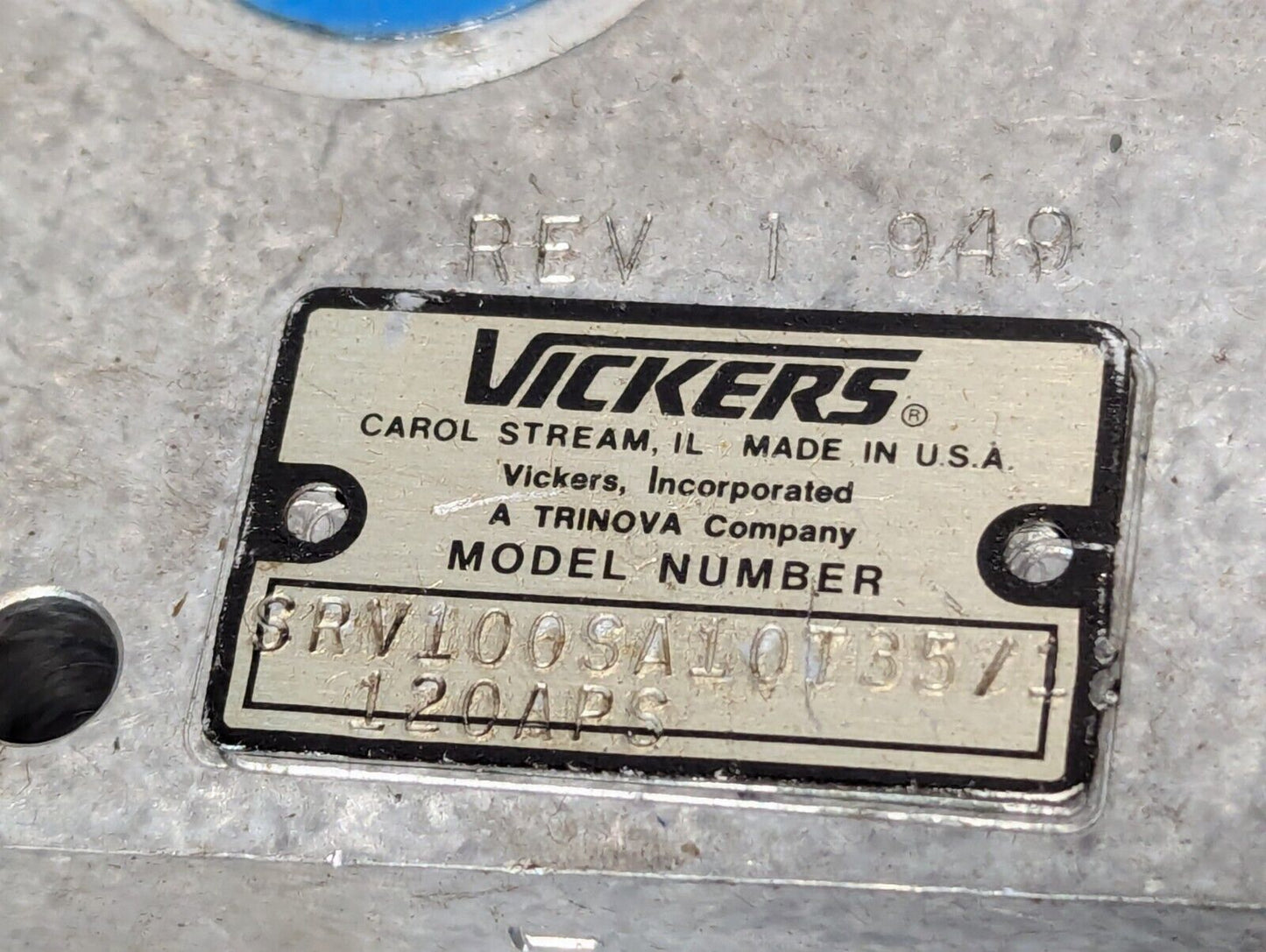 Vickers SRV-10-0-S-A10T-35/120APS Solenoid Valve - Free Shipping