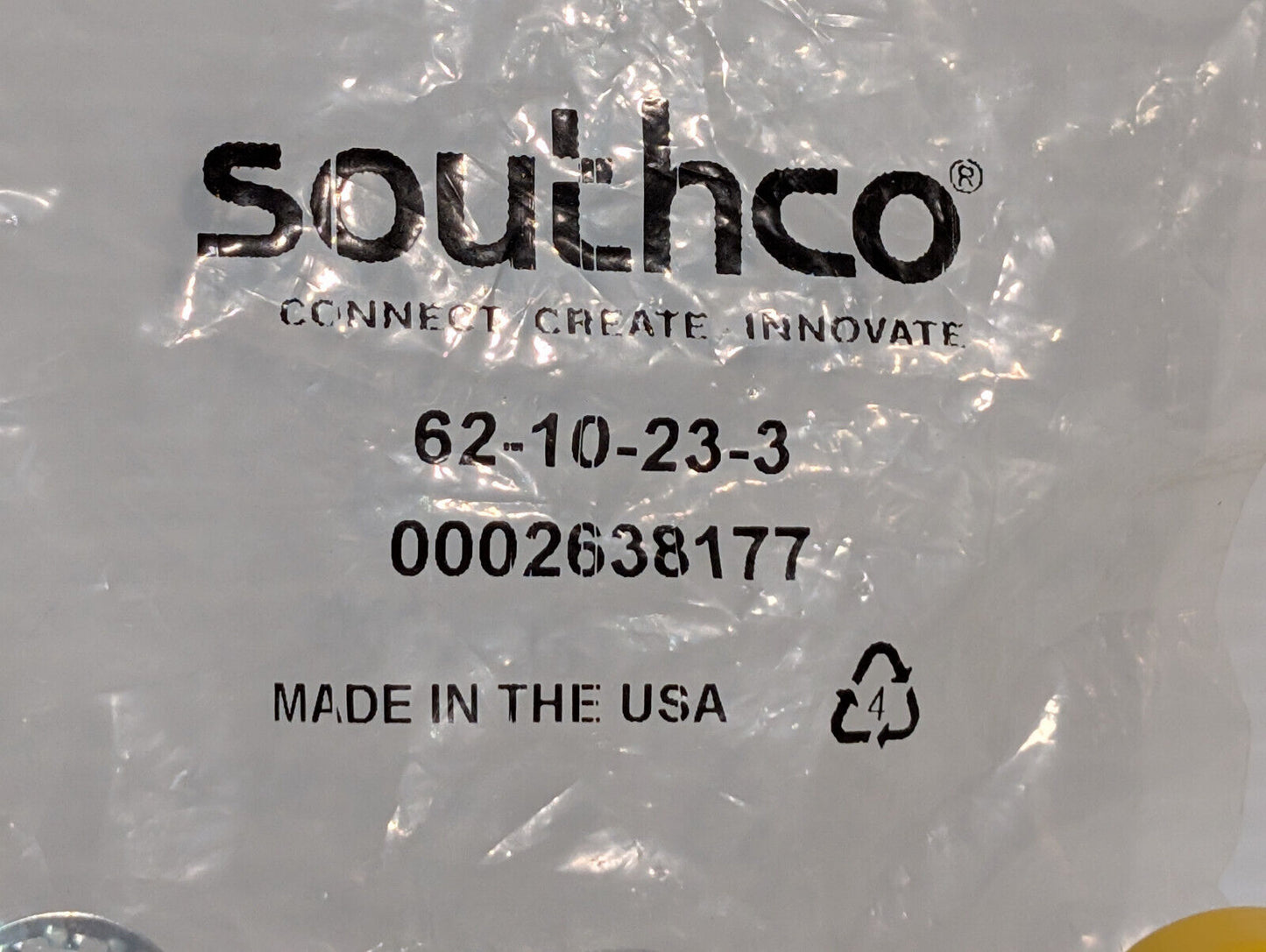 Southco 62-10-23-3 Compression Latch, Yellow Grip, 0002638177, Made in USA