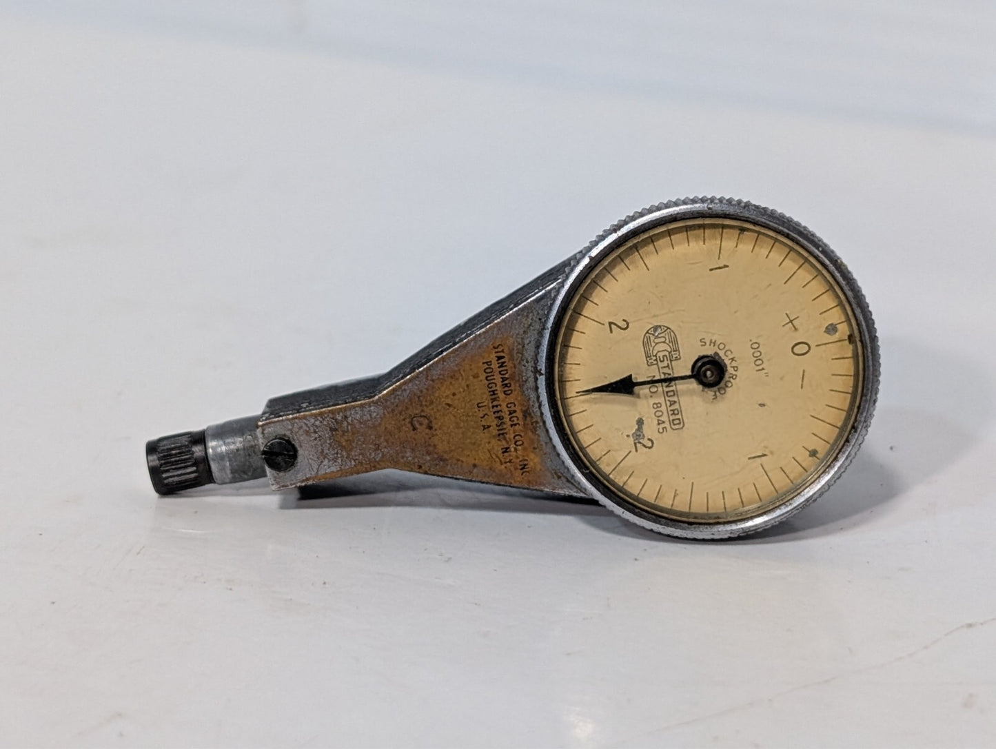 Vintage Standard Gage No. 8045 Dial Bore Gauge Indicator Inspection Tool USA