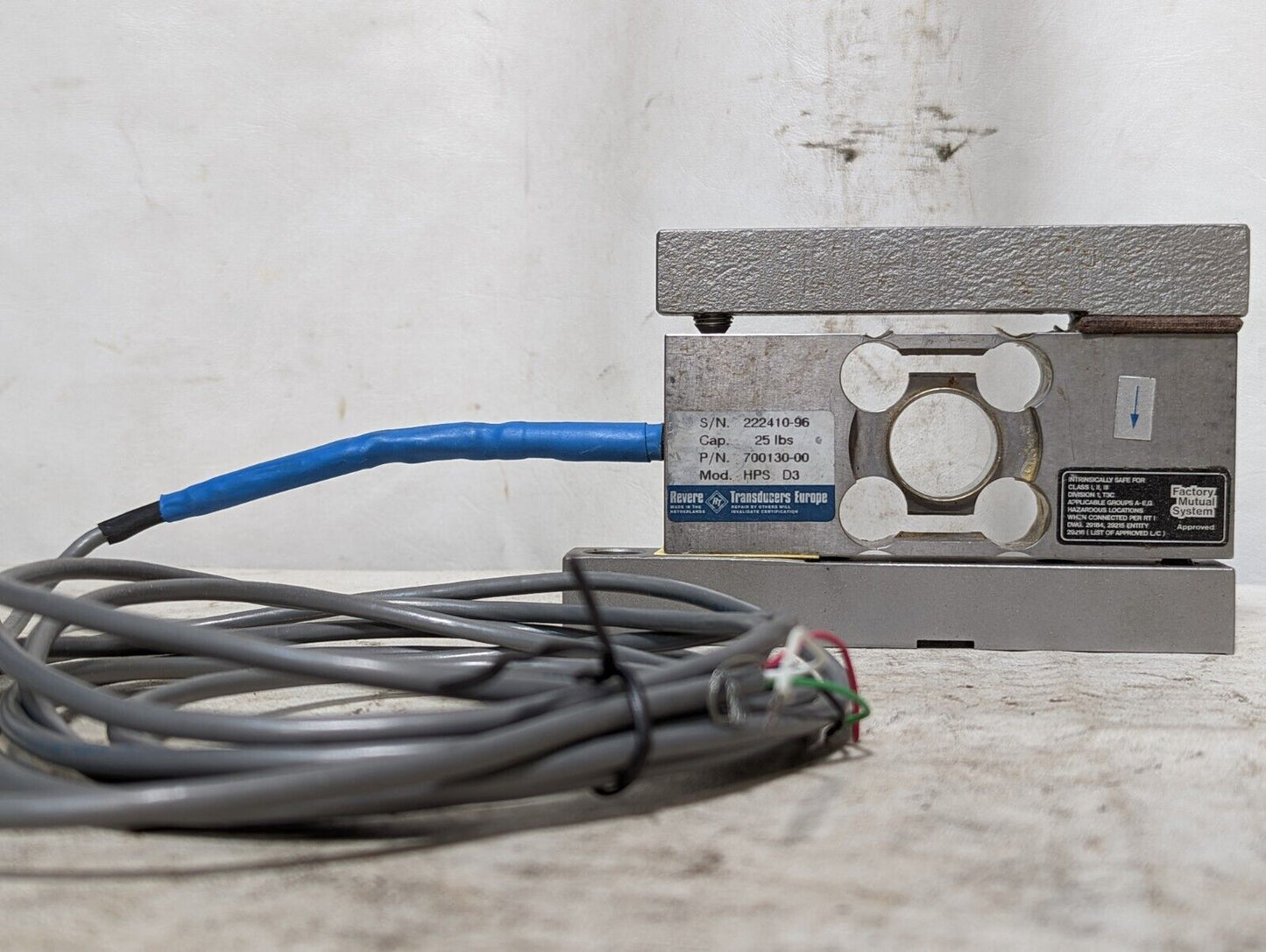 Revere Transducers 700130-00 load cell, HPSD3, 25 pound capacity