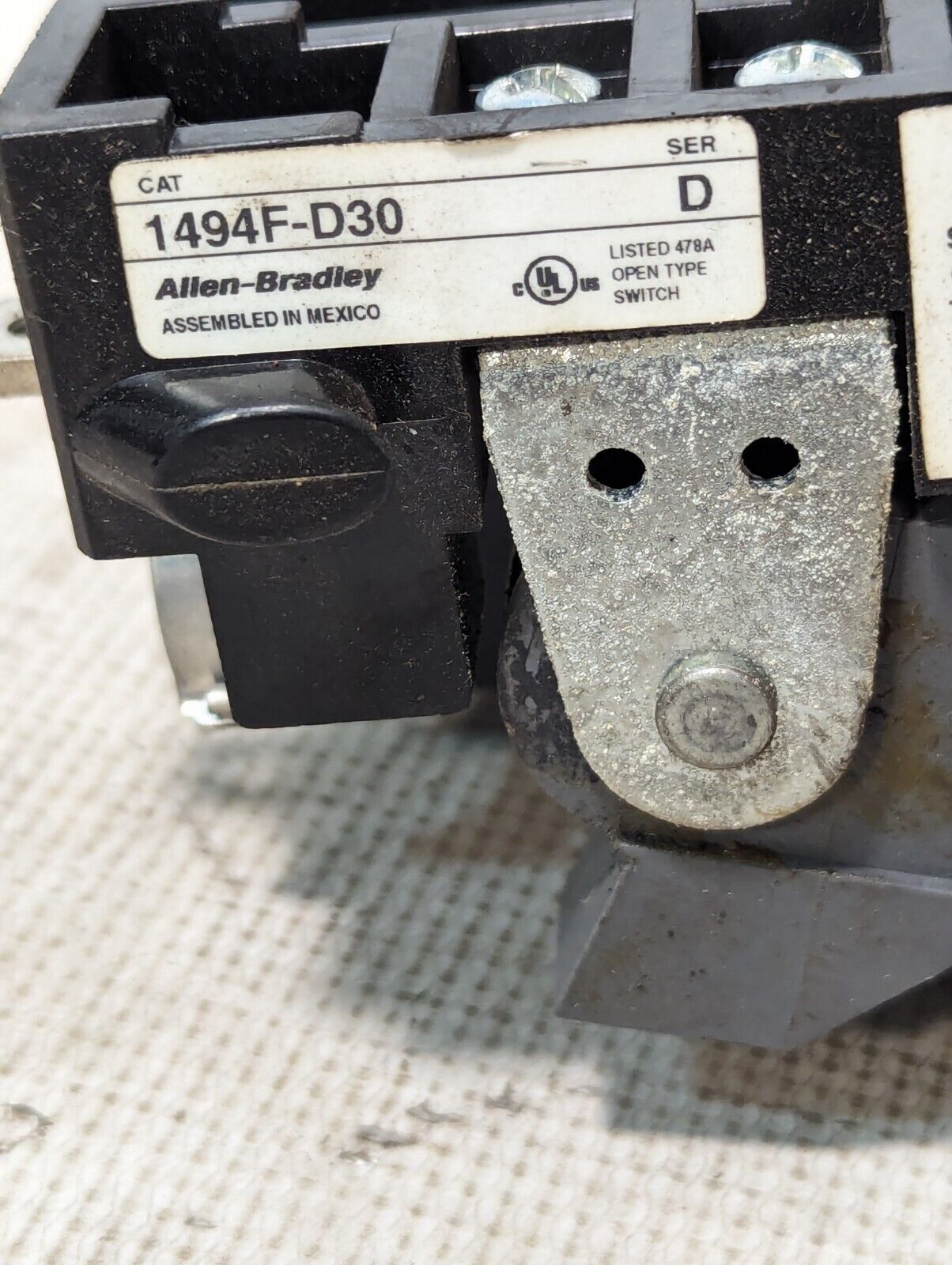 Allen Bradley 1494F-D30 Disconnect Switch, 30A, 600vac \ 250vdc - Free Shipping