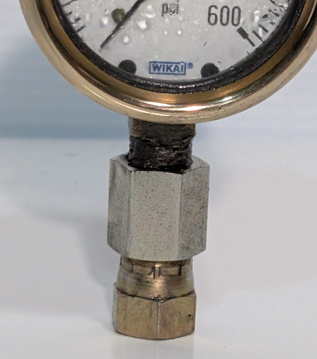 Wika Industrial Pressure Gauge, 600 Psi