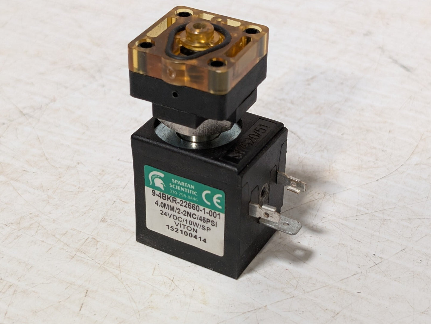Spartan Scientific 9-4Bkr-22660-1-001 Solenoid Valve 24Vdc