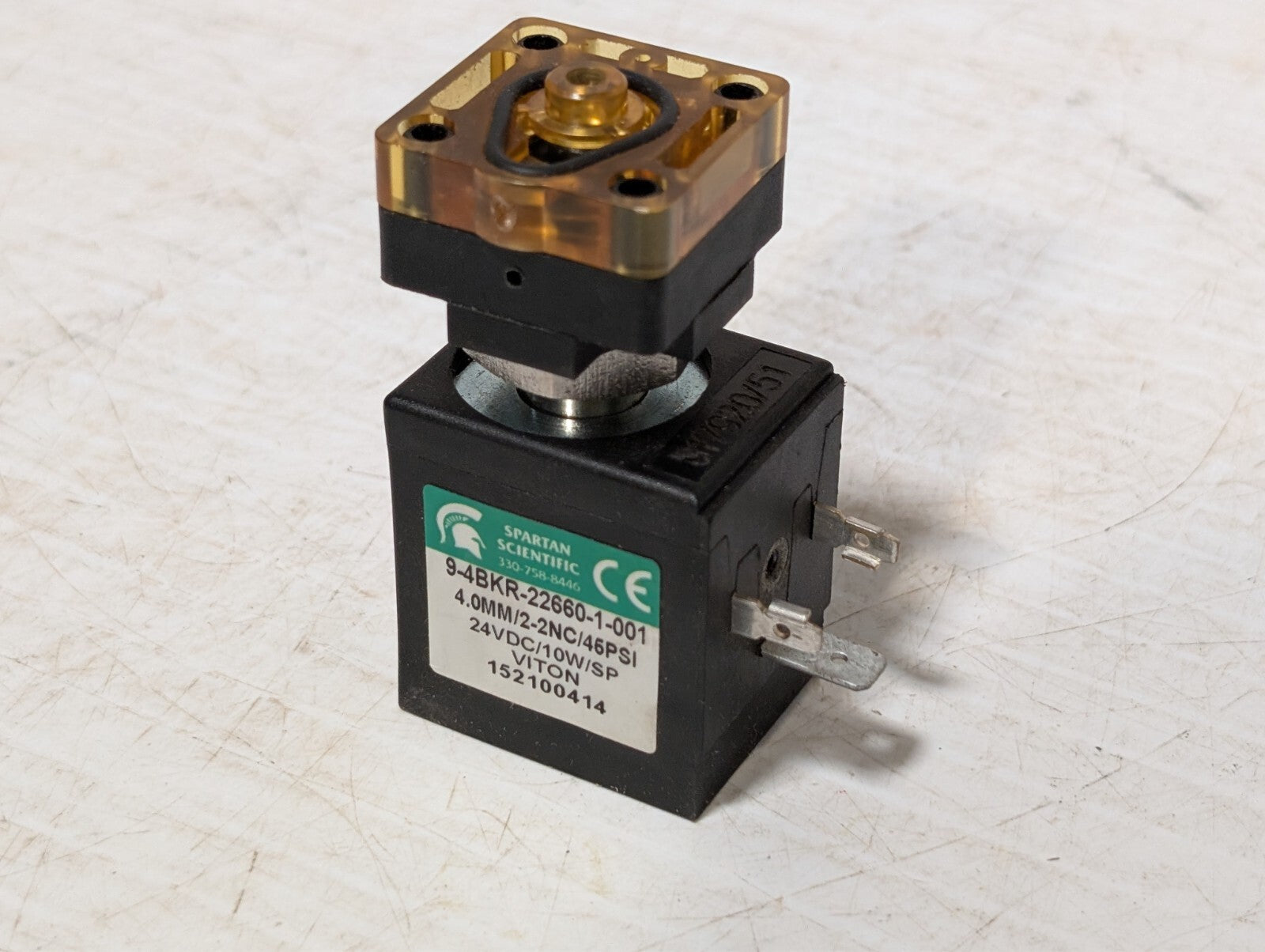 Spartan Scientific 9-4Bkr-22660-1-001 Solenoid Valve 24Vdc