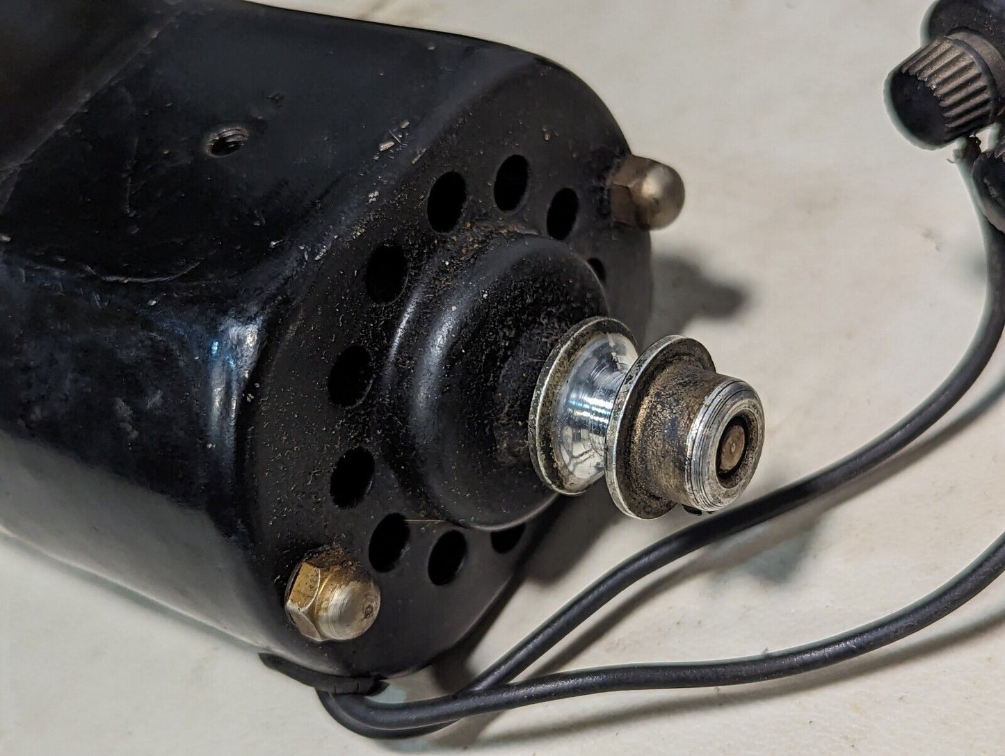 Weber 1/15 HP motor, 115VAC/DC, 5000RPM, with foot pedal