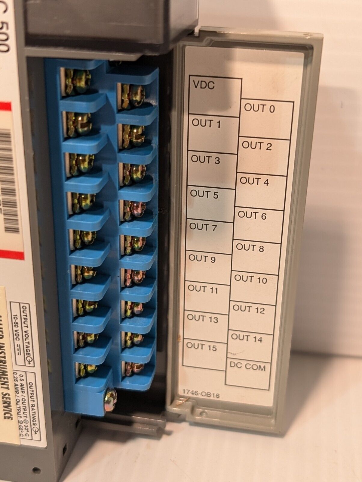 Allen Bradley 1746-OB16 SLC 500 Output Module Memory Ethernet - Free Shipping