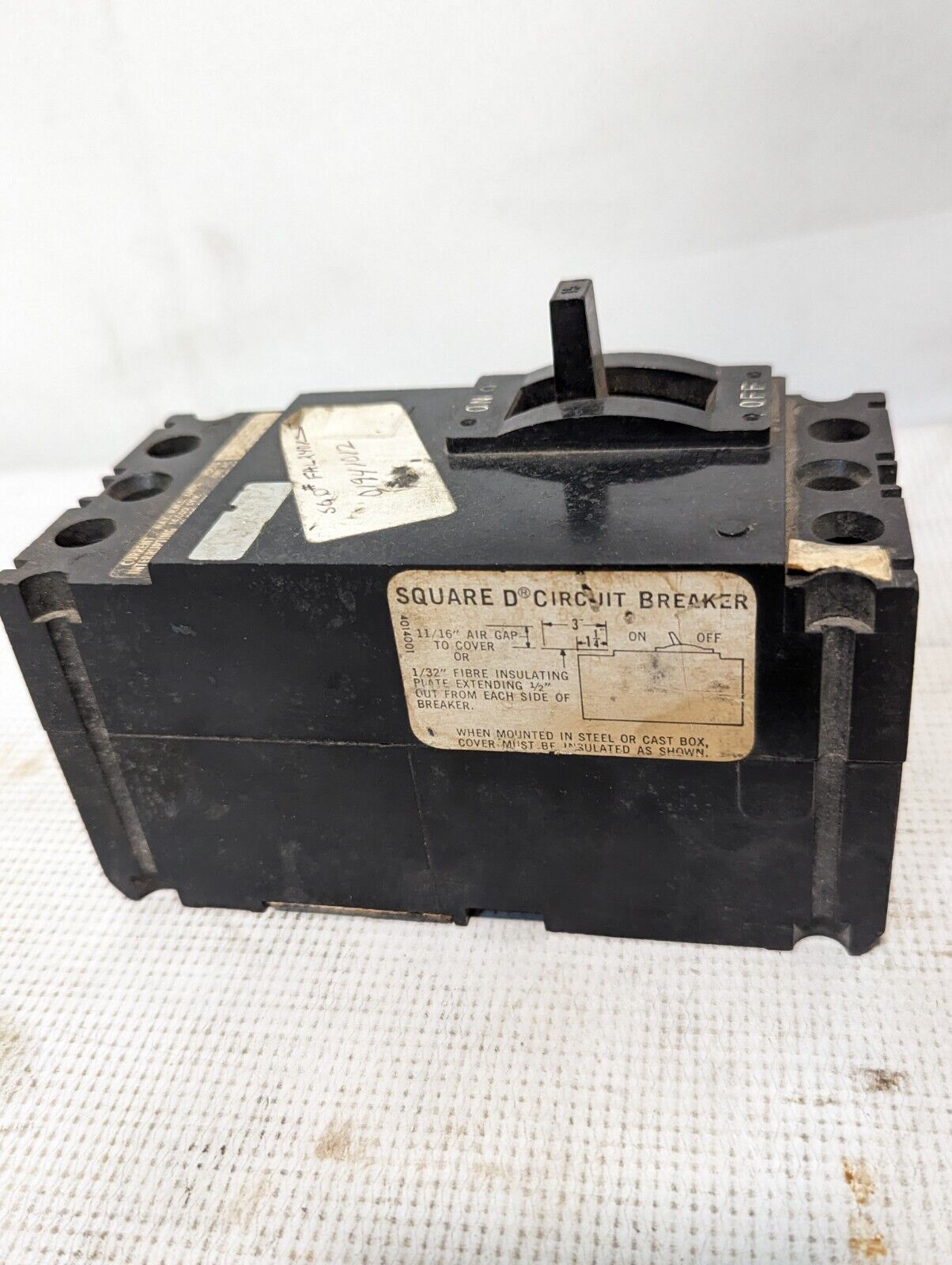 Square D FAL24015 Molded Case Circuit Breaker, 15A, 480vac/250vdc, 2-Pole