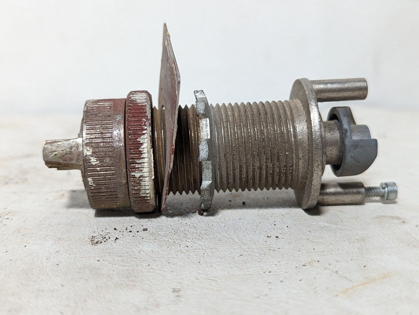 Lot of five two-position selector switches, unknown brand, with Local-Remote tag