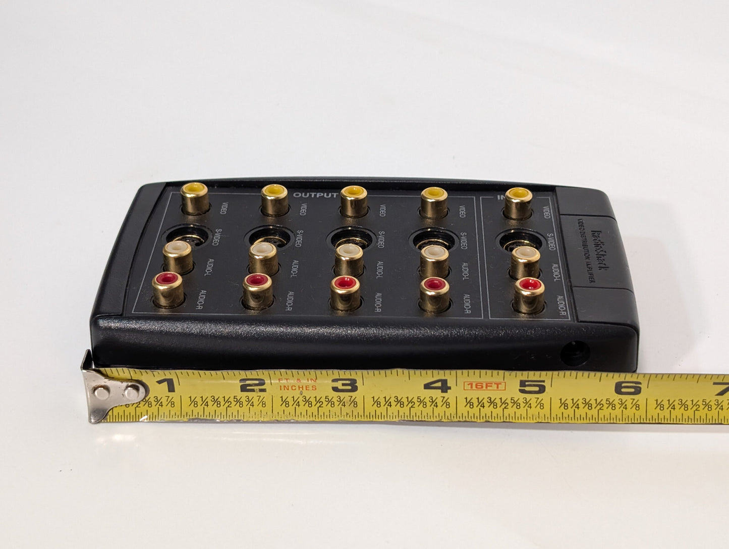 Vintage Radio Shack Video Distribution Amplifier Audio-Video Input-Output