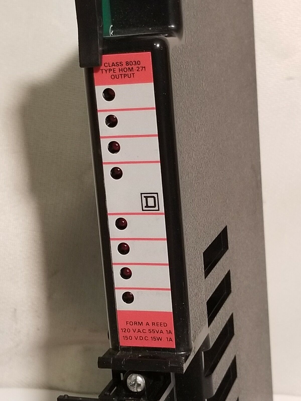 Square D Class 8030 type HOM-271 output module, 8030-HOM-271