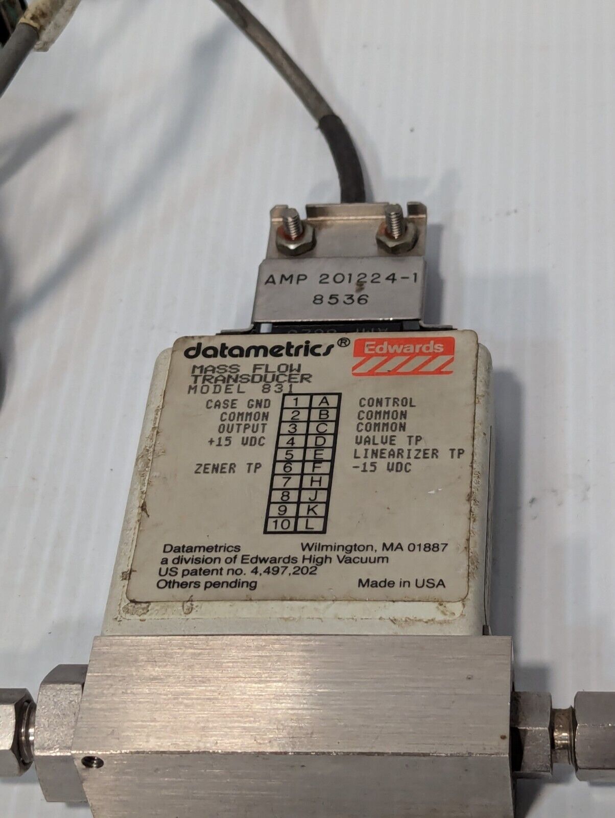 Datametrics 831 Mass Flow Transducer - Free Shipping