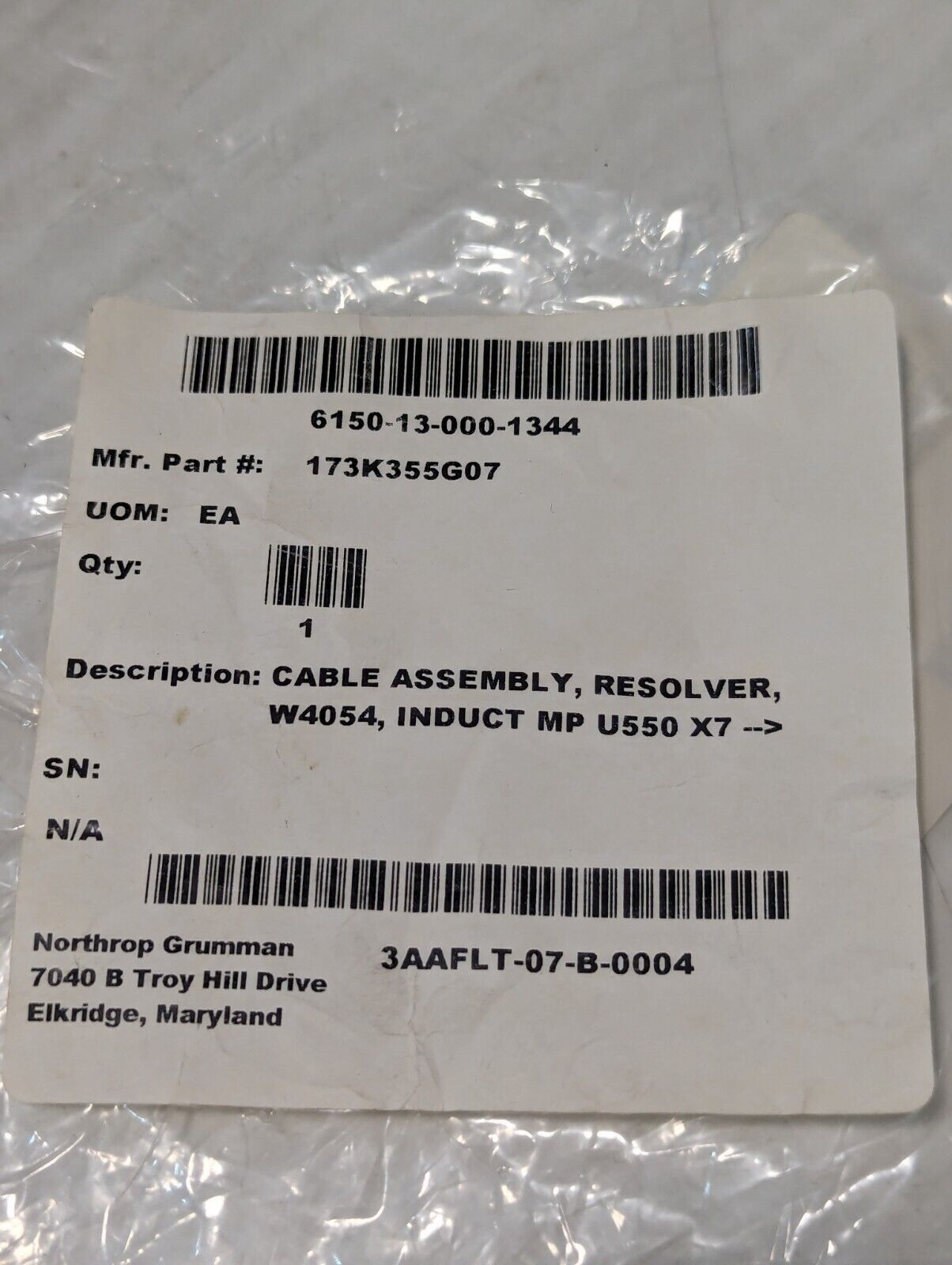Turck 13082 Resolver Cable Assembly, U2-16490, W4054 - Free Shipping