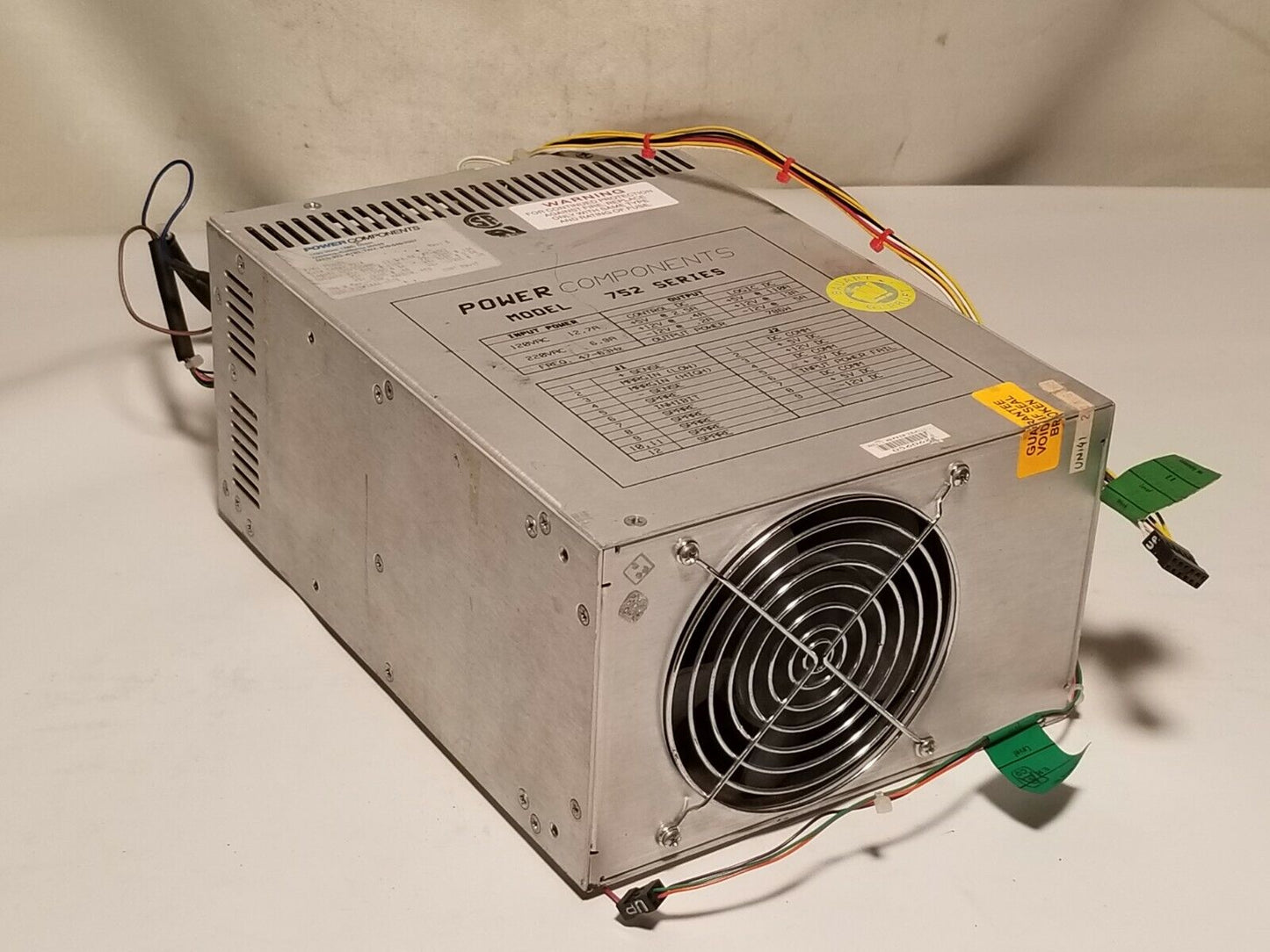Power Components 752001 power supply, input 120/220VAC, output 5/12VDC