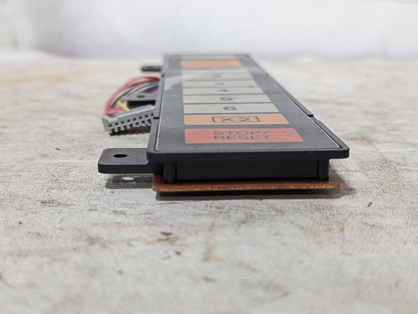 SMK J-M7261-01 control panel, power level, start, 1-6, x2, stop/reset