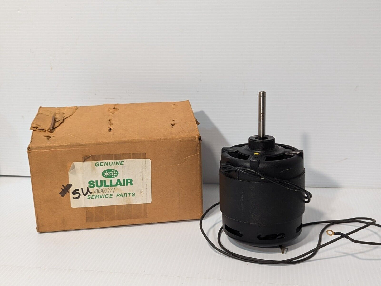 Sullair 406129 fan motor in original box, new old stock - Free Shipping