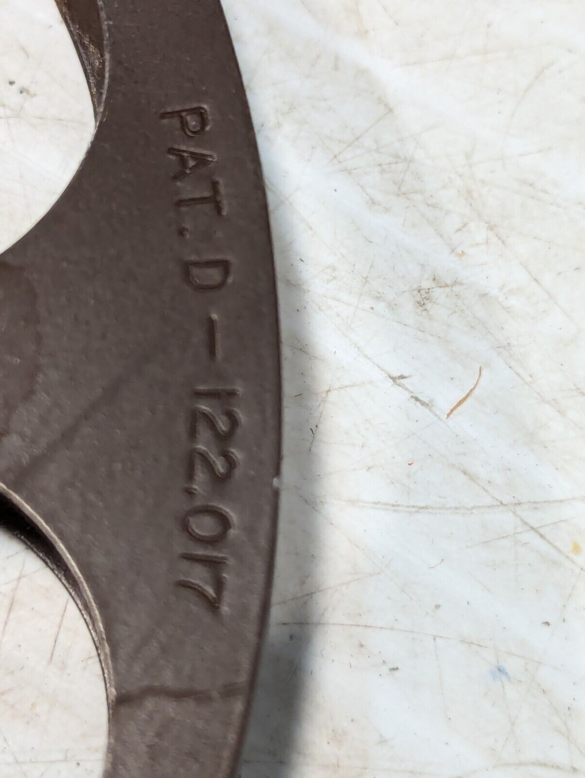 Vintage Metal Movie Reel, Goldberg Bros. Pat.D-122.017, Movie Art -Free Shipping