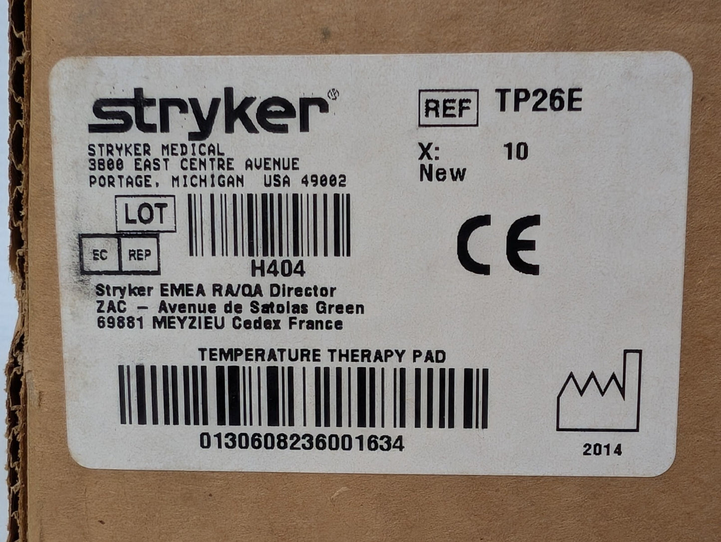 Stryker TP26E Mul-T-Pad w\Clik-Tite Connectors Large 18″ X 26″ 10 Pads Full Case