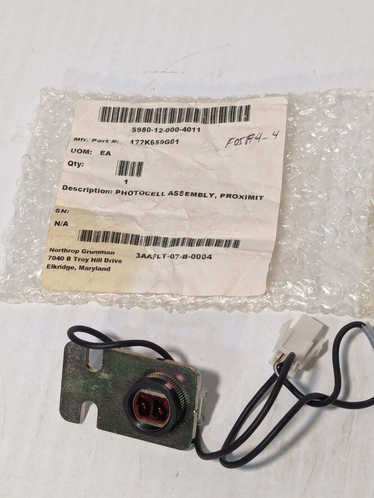 172K659G01 Proximity Photocell Assembly, 5980-12-000-4011 - Free Shipping