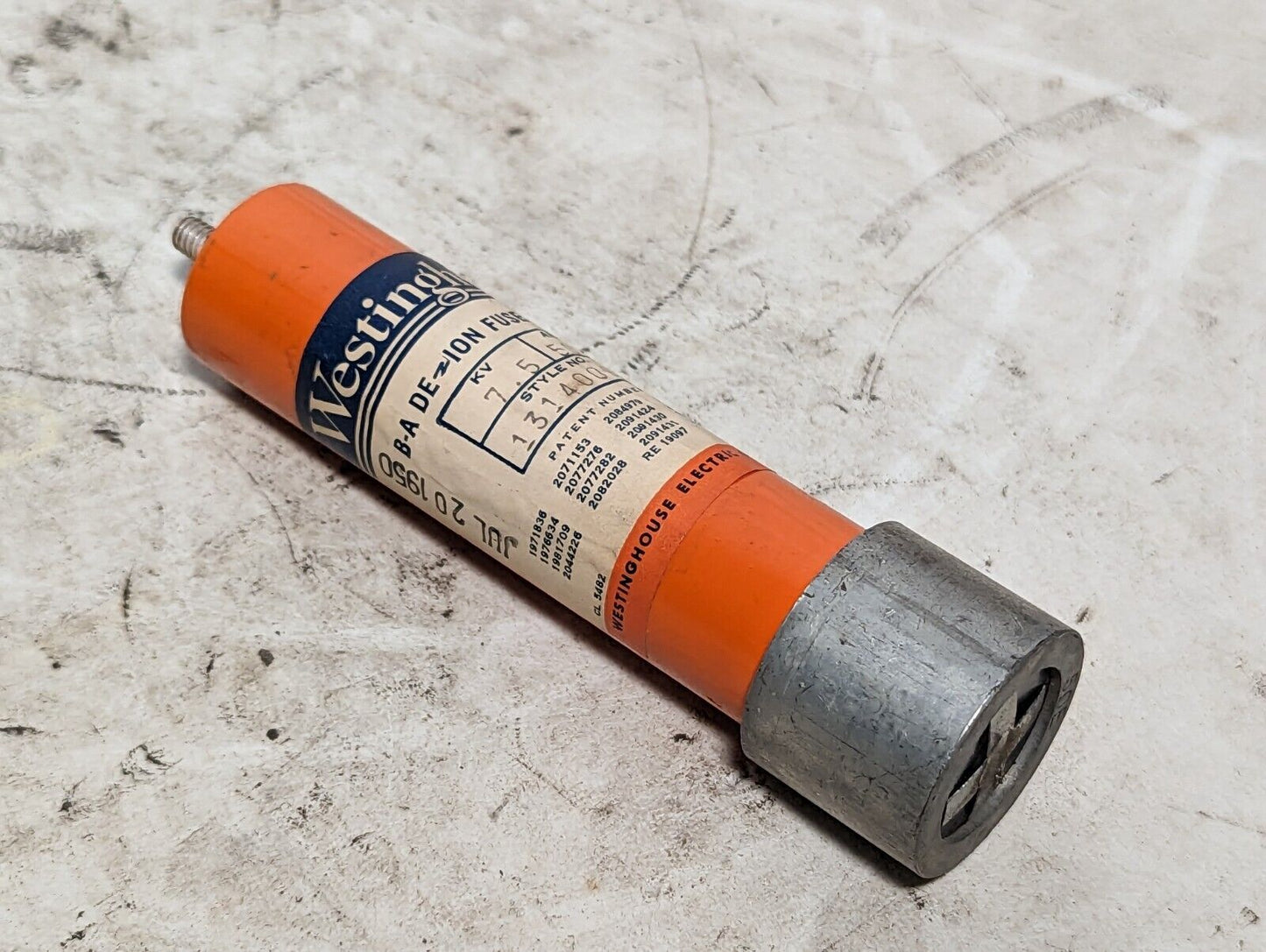 Westinghouse BA-200 1314009A 50E Power Fuse Refill, New OldStock
