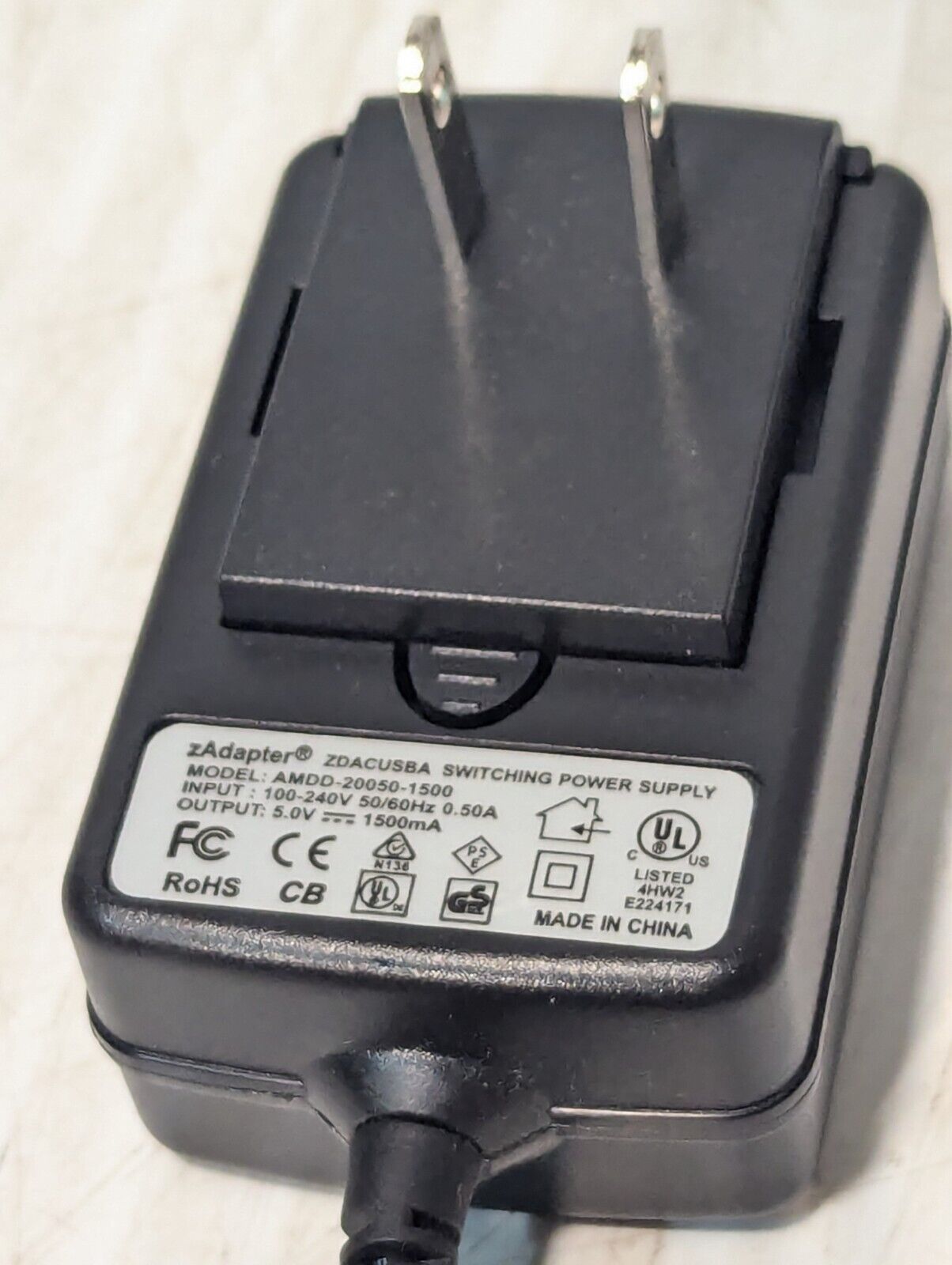 zAdapter AMDD-20050-1500 Switching USB-A Power Adapter - Free Shipping