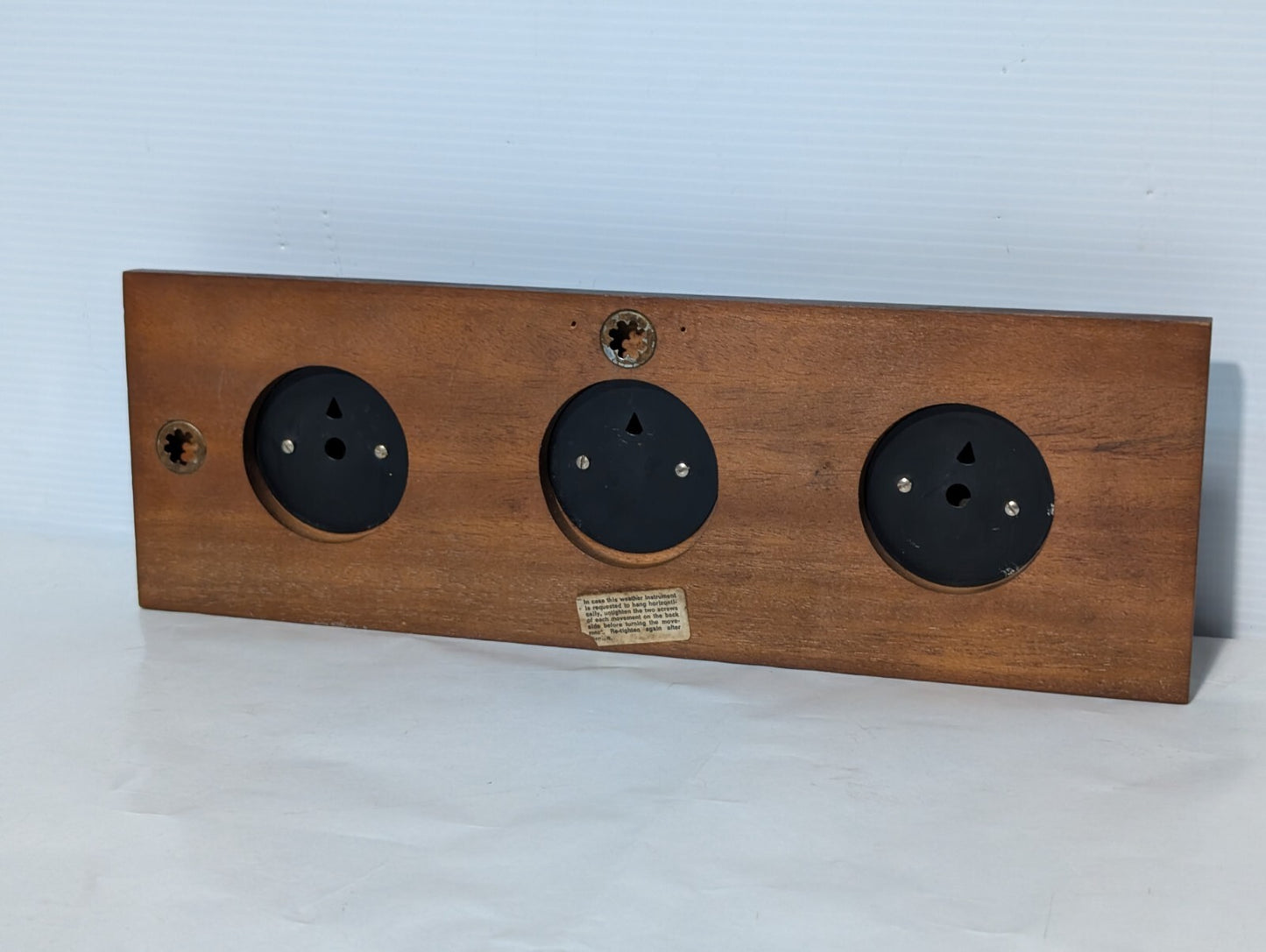 Vintage West Germany Wall Barometer Hygrometer Thermometer Weather Station