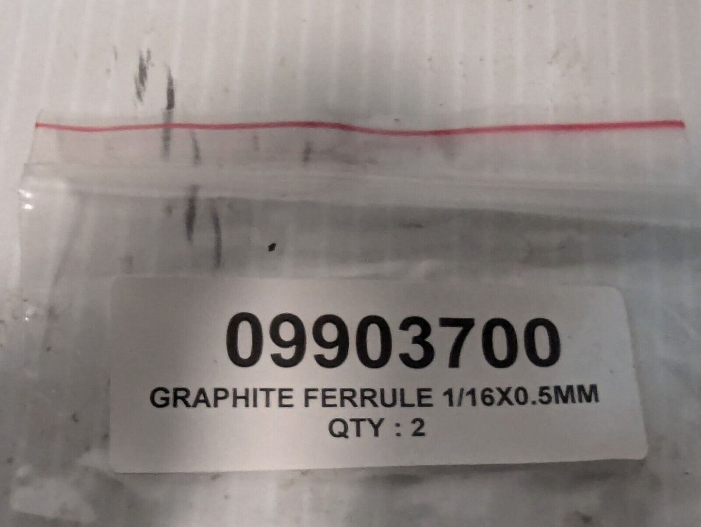 09903700 Graphite Ferrule 1/16 x 0.5mm Quantity of 2 - Free Shipping