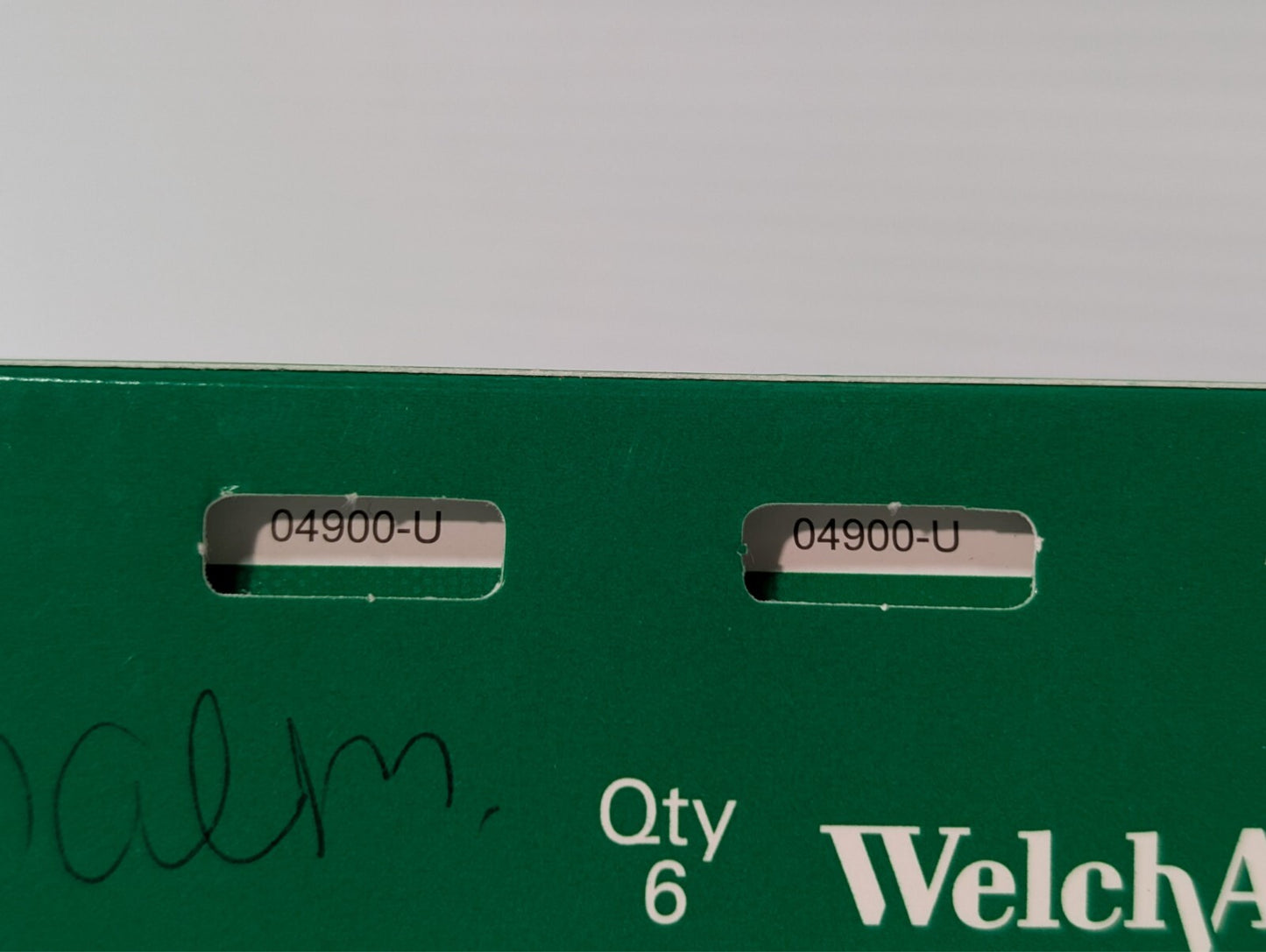 5-Pack Welch Allyn 04900-U6 3.5V Ophthalmoscope Halogen Lamp Bulbs Part 901000