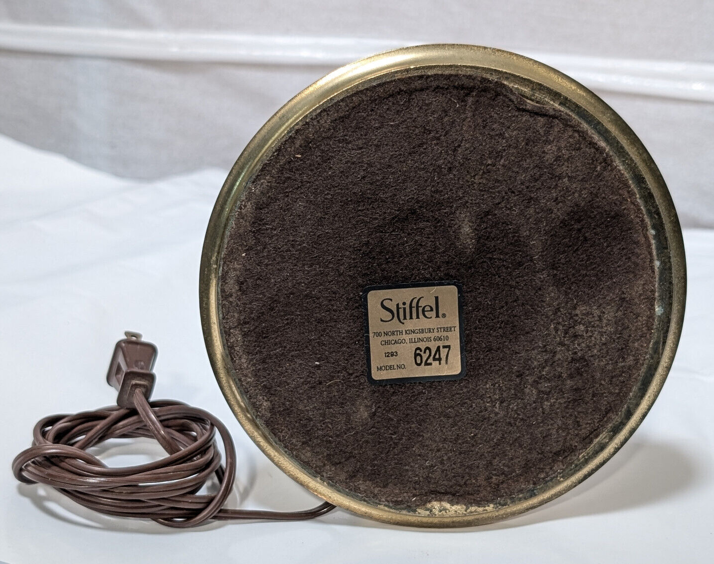 Stiffel Vintage, Brass, Table Lamp, Model 6247, 1970s, 28", Made in USA