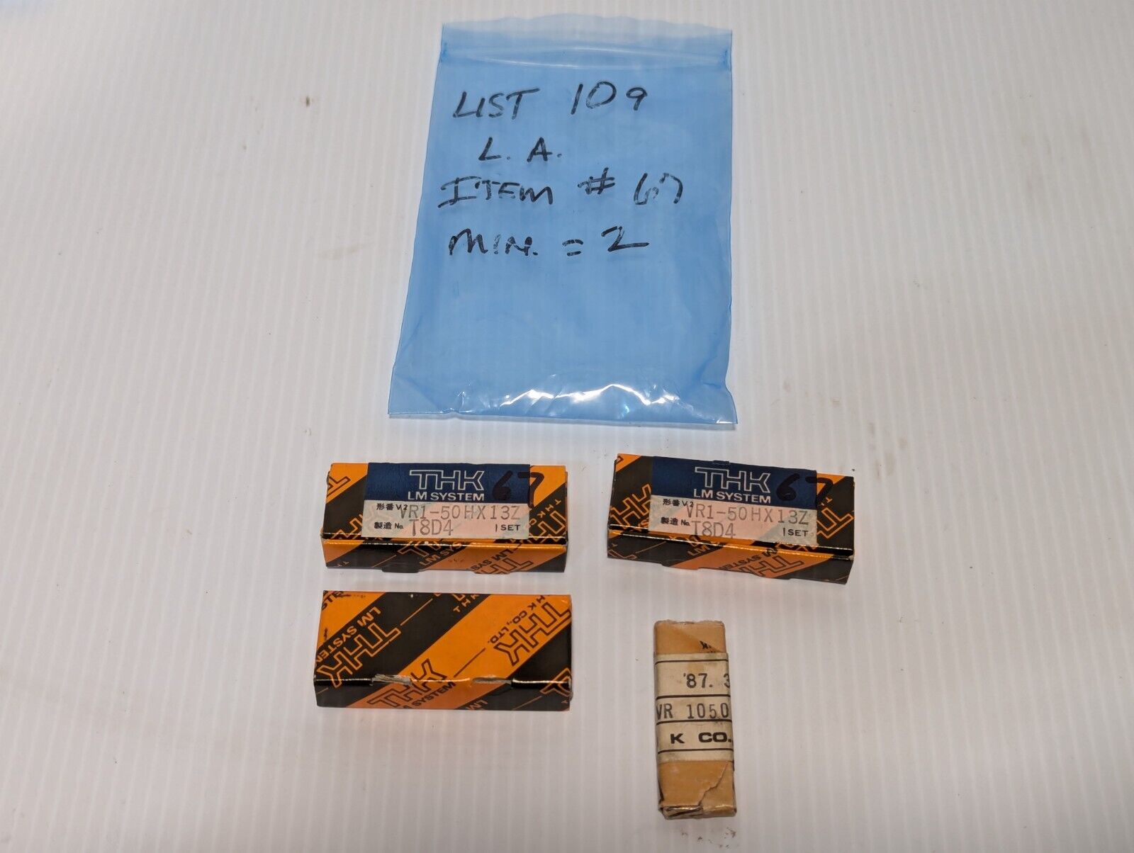 THK LM System VR1-50HX13Z Cross Roller Guide Unit 1050T -Free Shipping