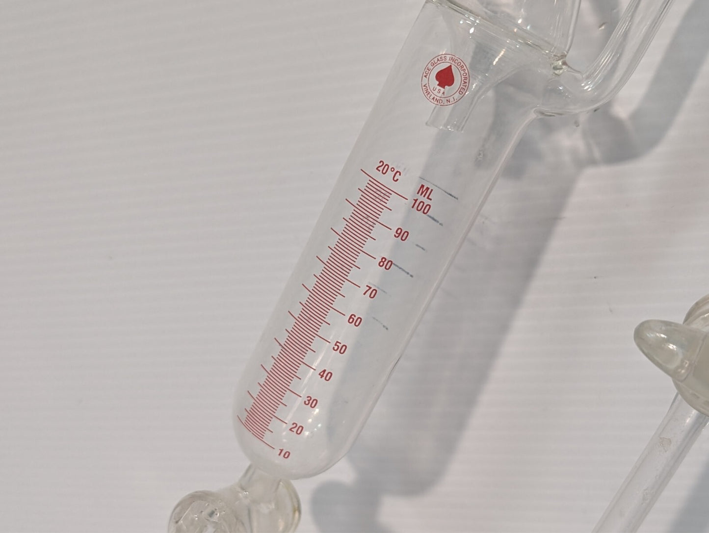 Ace Glass 100ml 20C Distilling Receiver Apparatus