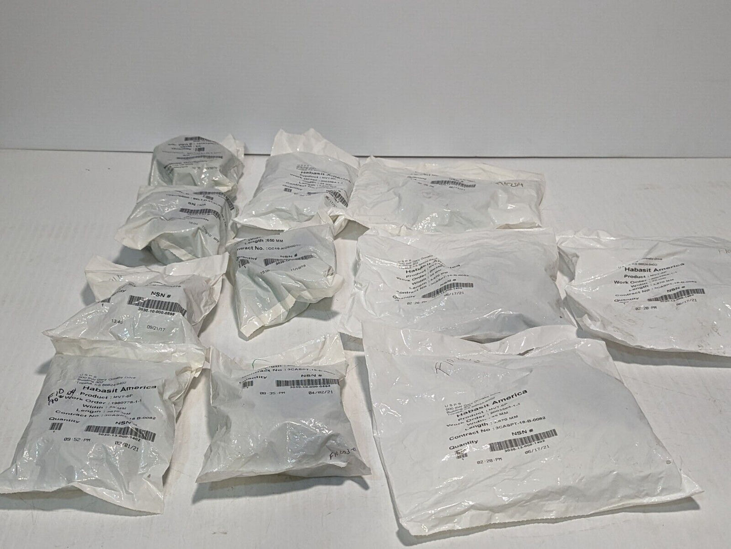 Lot of 11 Habasit America MVT-6P Belt 35mm X 3670mm - Free Shipping