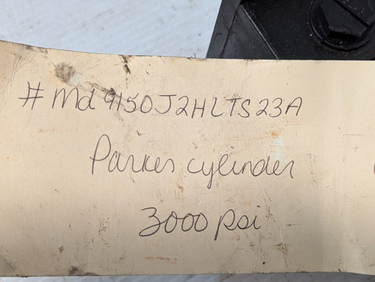 Parker 91.50 J2HLTS23A Double-Acting Hydraulic Cylinder, 3000psi - Free Shipping