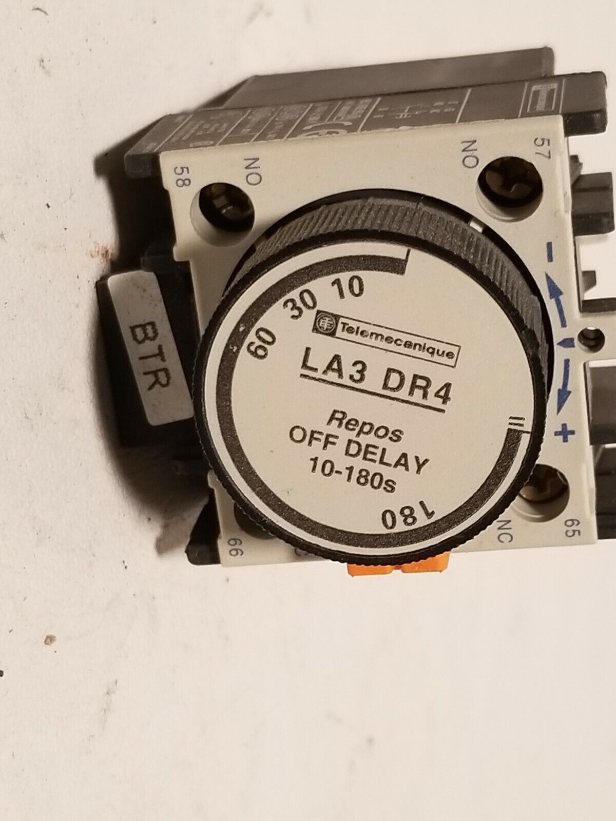 Telemecanique LA3DR4 Industrial Control System Off Delay Contact Block