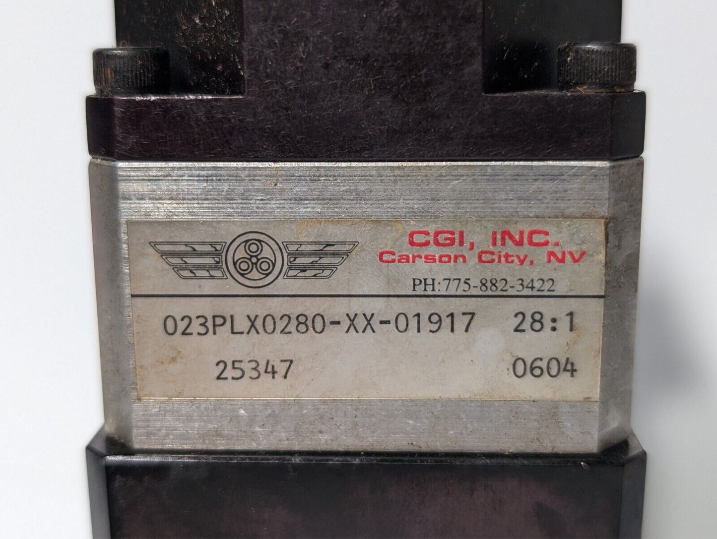 Yaskawa SGMAH-02BAF41 servo motor with SGDH-02BE servopack, CGI 023PLX0280-XX-01