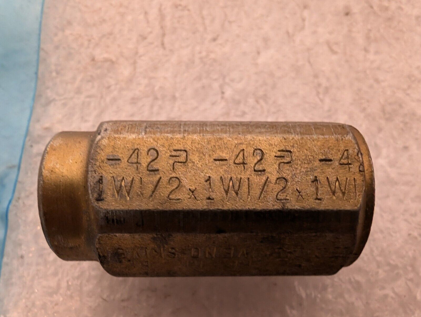 3 Pieces Parker No Skive Field Attachable Hydraulic Hose Brass Fittings