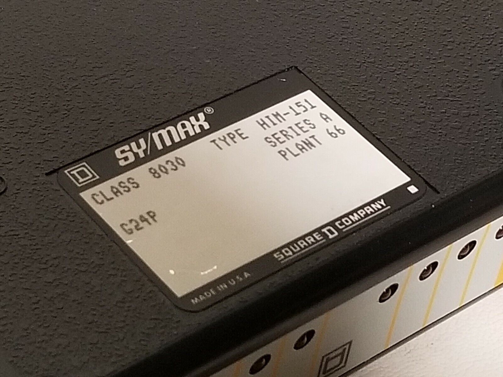 Square D Class 8030 type HIM-151 input module, 8030-HIM-151