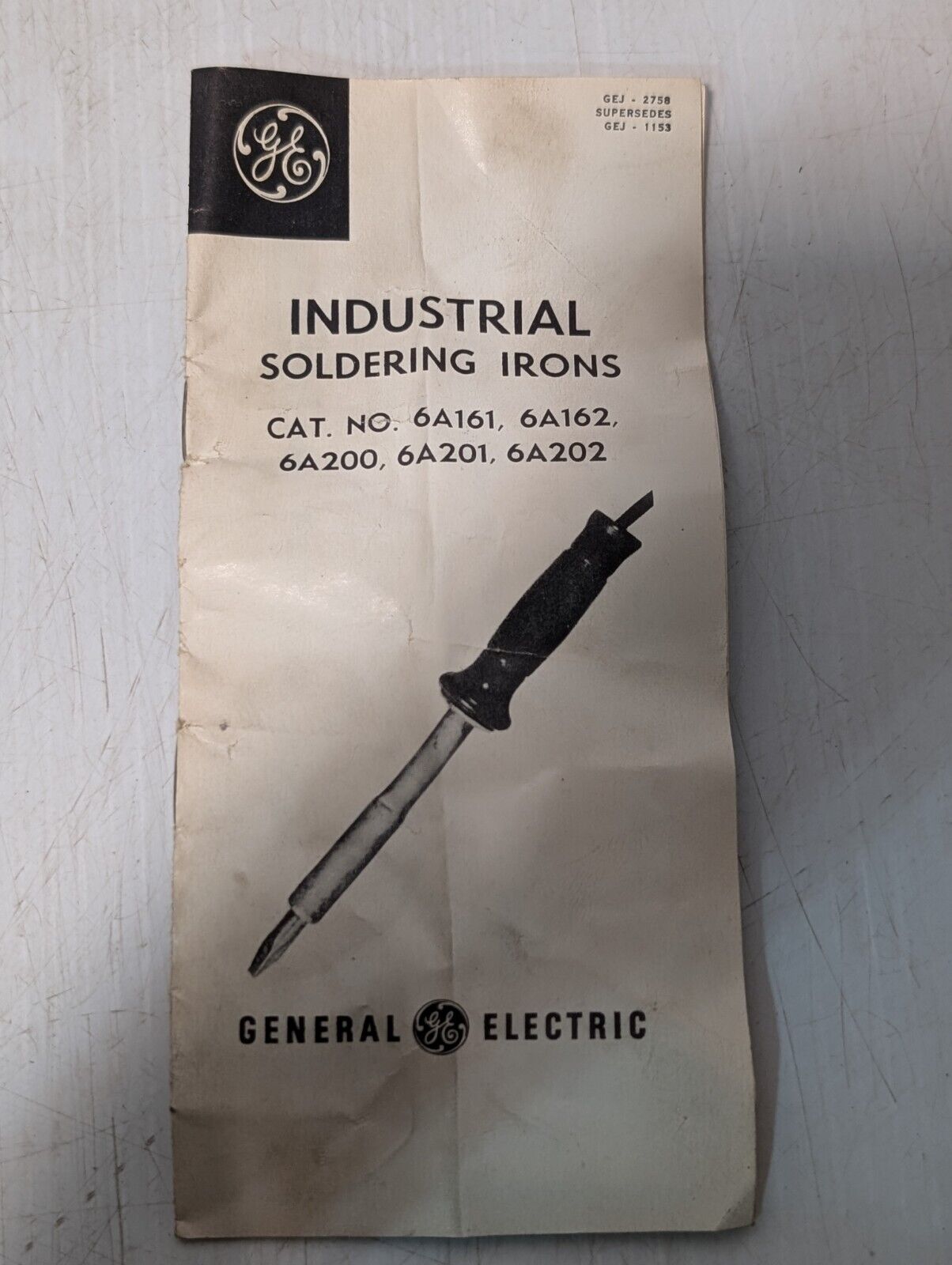 General Electric 6A Industrial Heavy Duty Soldering Iron - Free Shipping+Returns