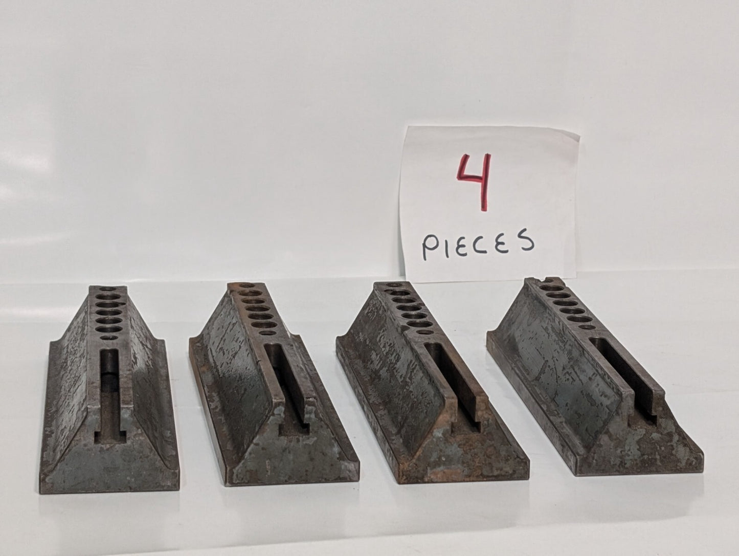 4 Piece Moore Jig Grinder Borer Extension Parallels 2" Tall x 3" Wide x 10" Long
