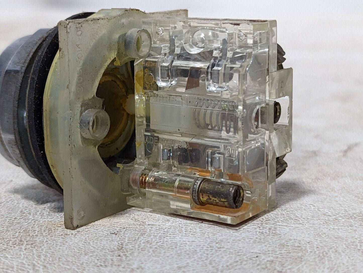 Square D 9001 KA-1 Fingersafe Contact Block Series G, blue