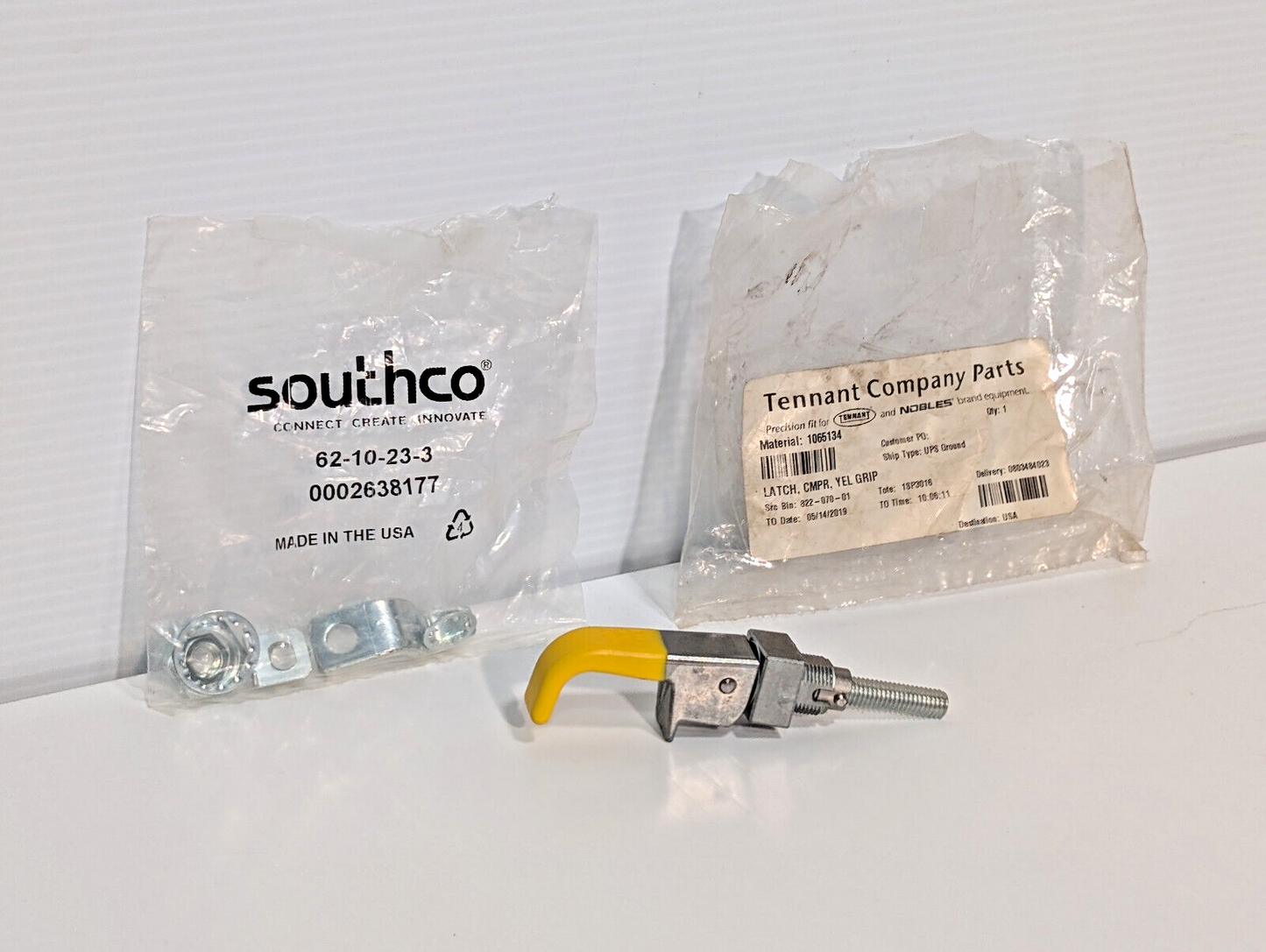 Southco 62-10-23-3 Compression Latch, Yellow Grip, 0002638177, Made in USA
